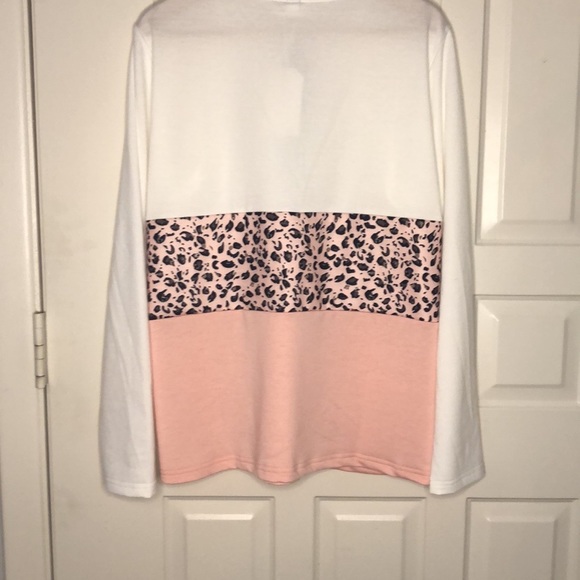 Long Sleeve Half Zip Top, size L, NWT - Picture 3 of 8